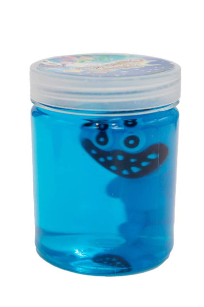 Huggy Monster Figurine Filled Translucent Gel Slime Jar