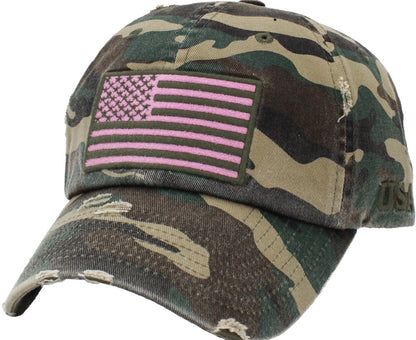 Camo Flag Hat