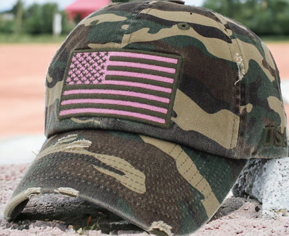 Camo Flag Hat