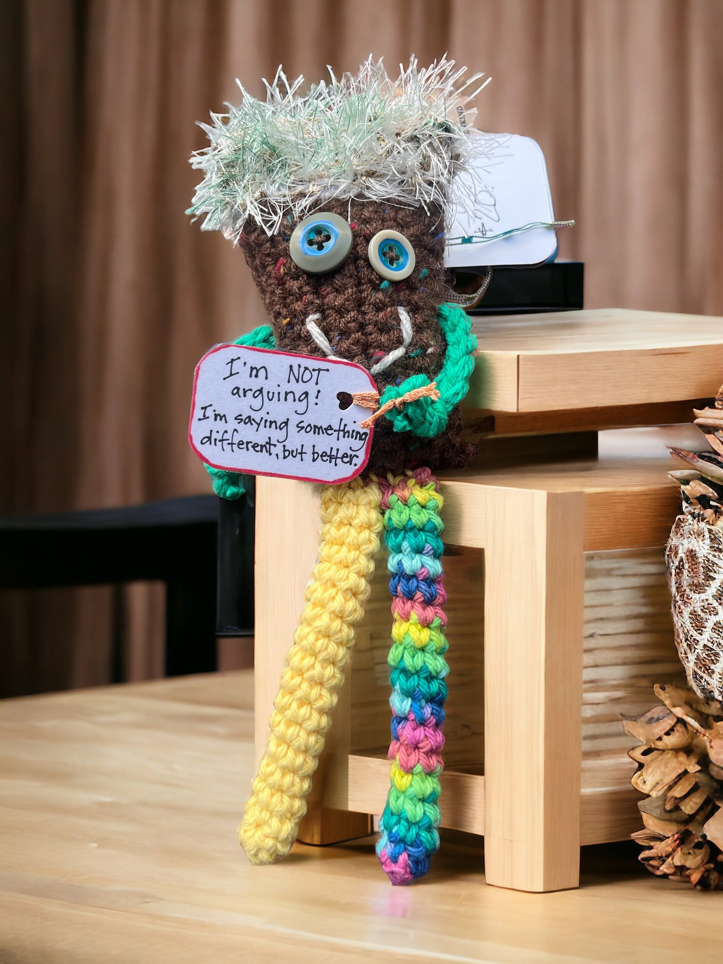 "Smarty Pants" Crochet Knit Dolls