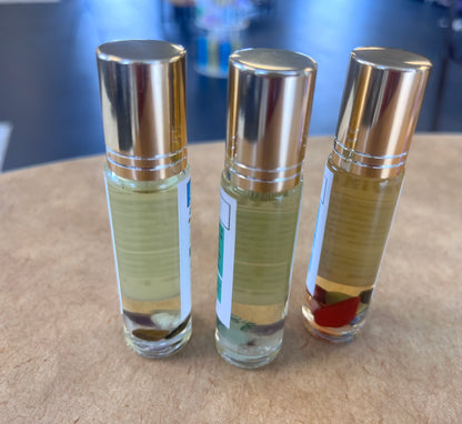 Crystal Infused Body Perfume Rollers