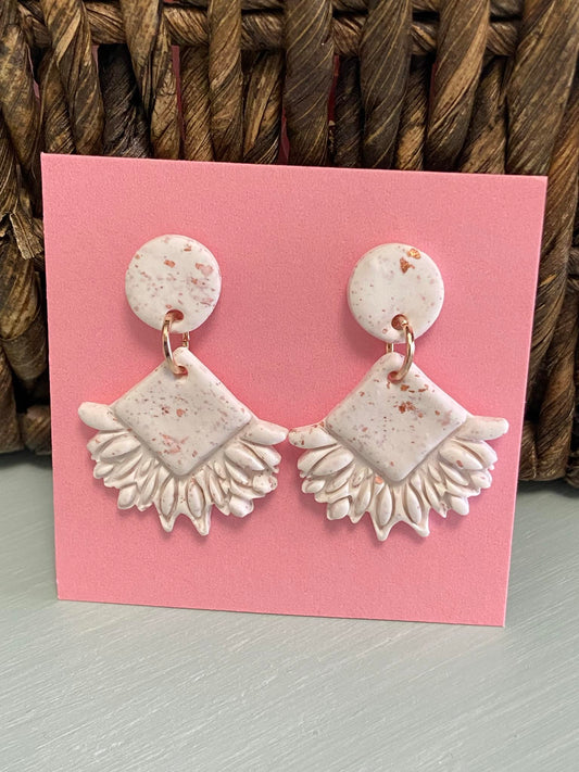 Shake Your Tail Feather Polymer Clay Earrings