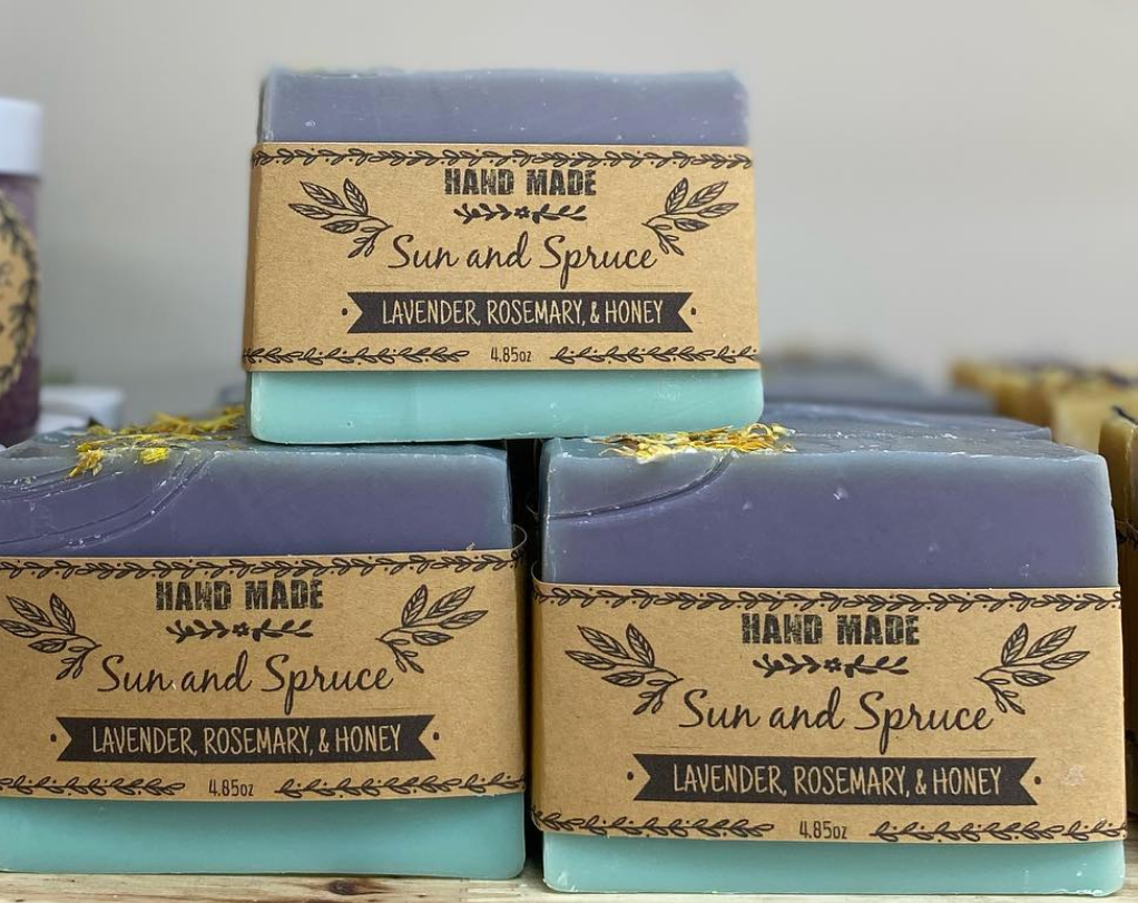 Lavender, Rosemary, + Honey Soap