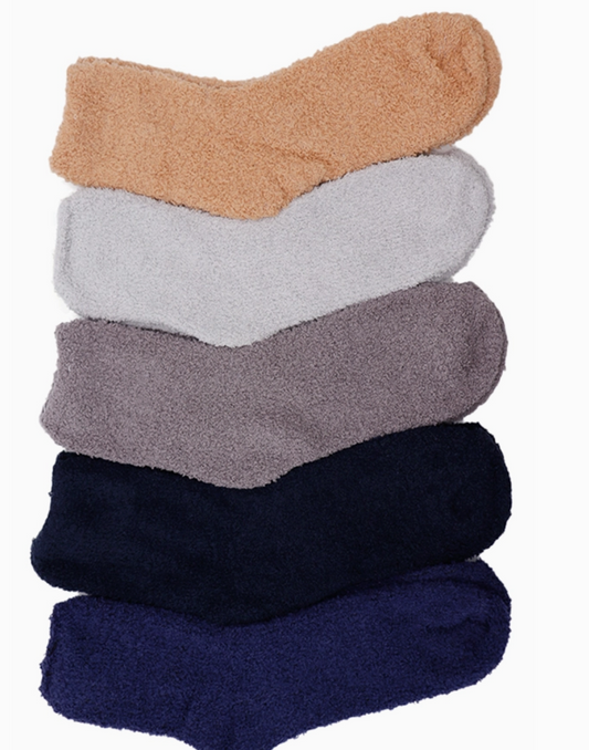 Fuzzy Fleece Indoor Socks