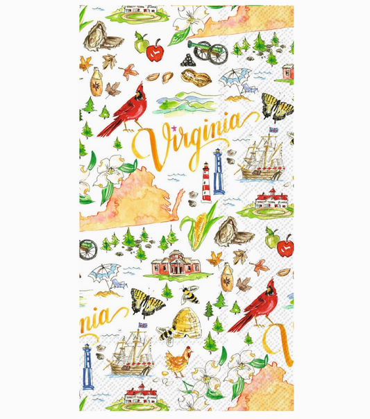 Virginia State Collection Guest Towel Napkin