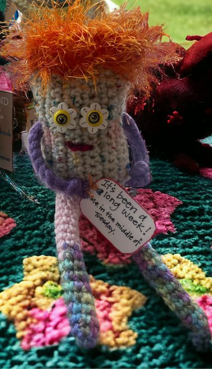 "Smarty Pants" Crochet Knit Dolls