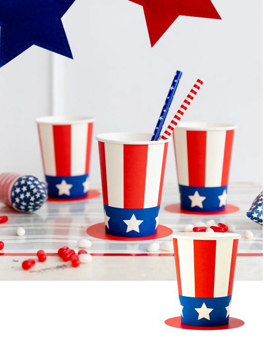 4th of July: Uncle Sam Party Cups